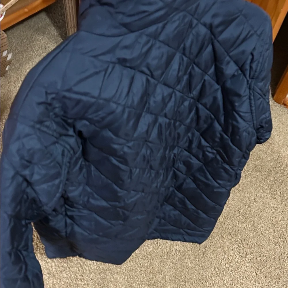 Hawke & Co Men's Quilted Puffer Jacket - Dark Blue
